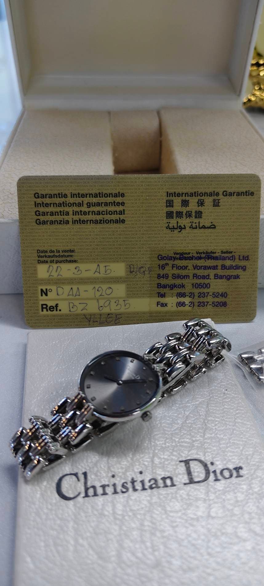 Christian Dior D76-1935 Quartz - รูปที่ 1