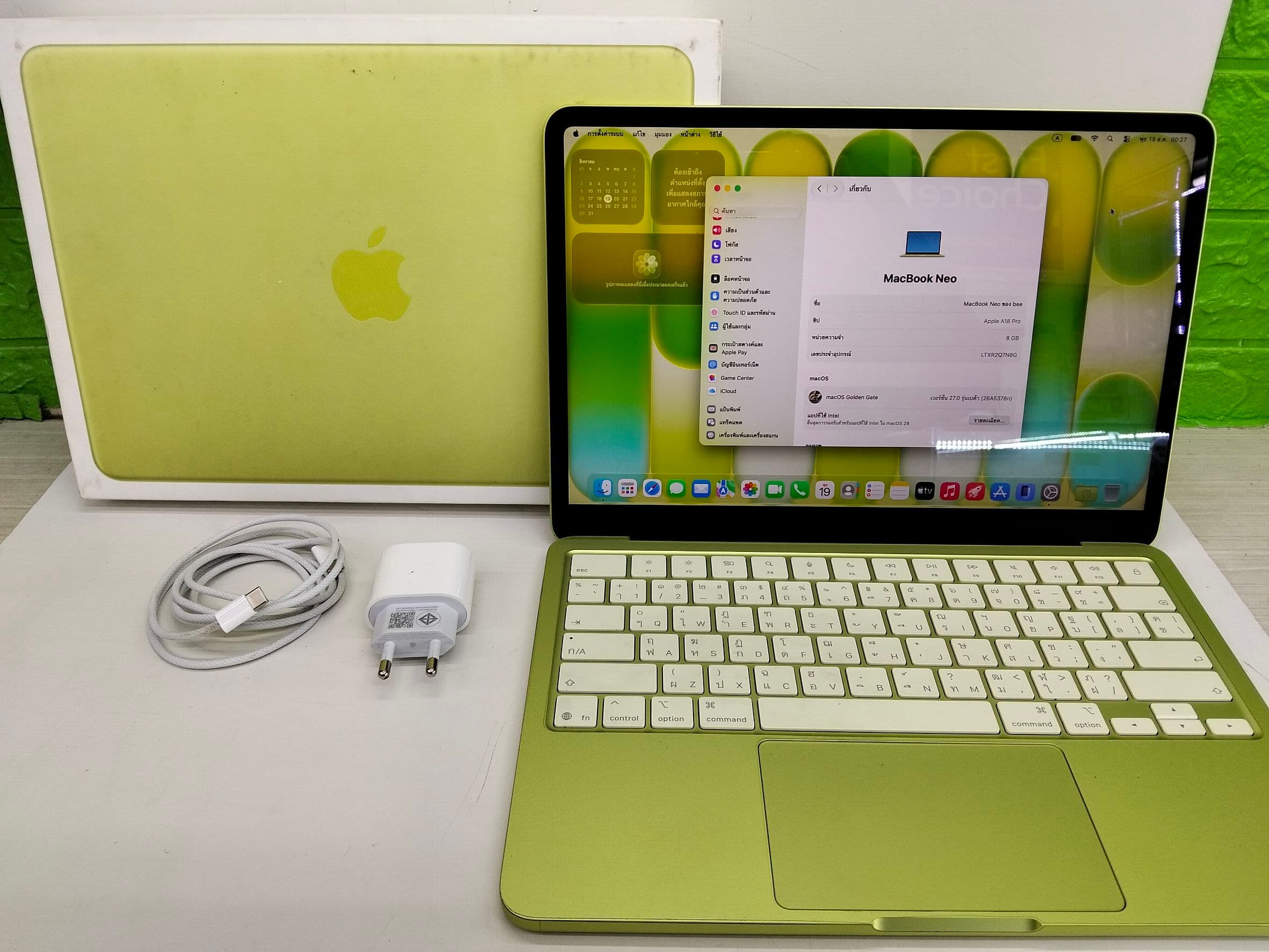 MacBook Neo 13" A18 Pro 8GB/256GB สี Citrus - รูปที่ 1